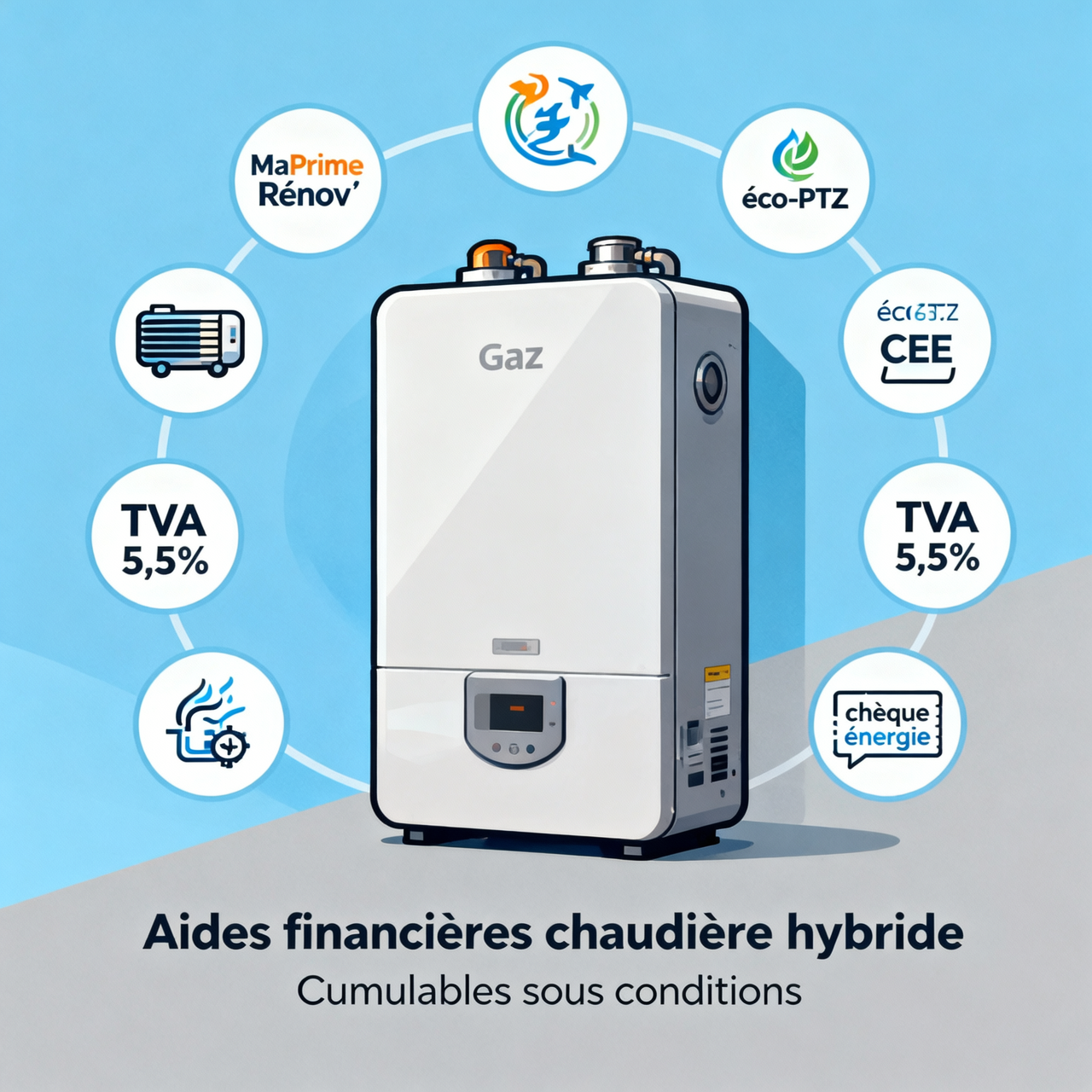 Aides financières chaudière hybride